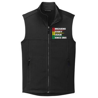 Breaking Every Chain Since 1865 Juneteenth Collective Smooth Fleece Vest