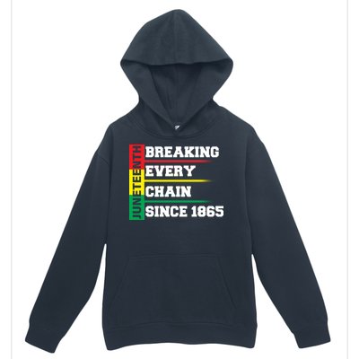 Breaking Every Chain Since 1865 Juneteenth Urban Pullover Hoodie