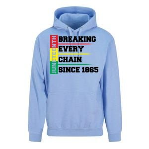 Breaking Every Chain Since 1865 Juneteenth Unisex Surf Hoodie