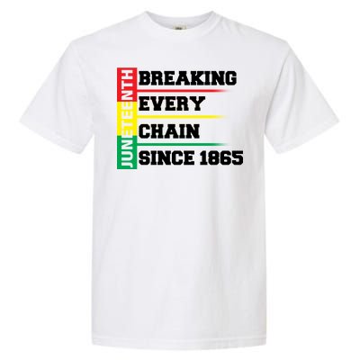 Breaking Every Chain Since 1865 Juneteenth Garment-Dyed Heavyweight T-Shirt