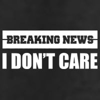 Breaking News I Don't Care Adult Drive Performance Visor