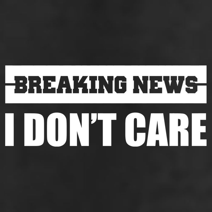 Breaking News I Don't Care Adult Drive Performance Visor