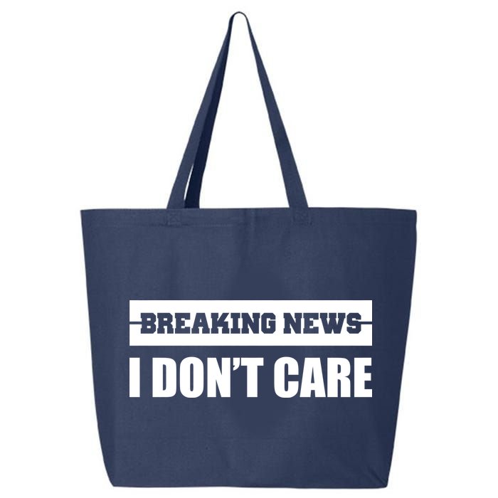 Breaking News I Don't Care 25L Jumbo Tote