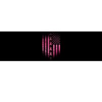 Breast Cancer American Flag Bumper Sticker