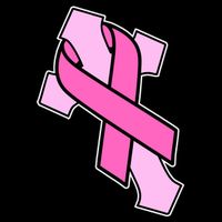 Breast Cancer Awareness Christian Pink Cross Ribbon Impact Tech Backpack