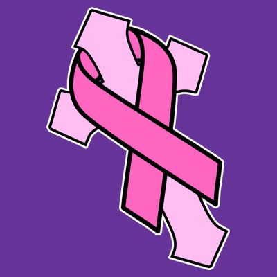Breast Cancer Awareness Christian Pink Cross Ribbon T-Shirt