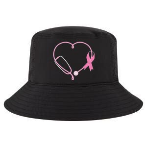 Breast Cancer Awareness Doctor Nurse Stethoscope Cool Comfort Performance Bucket Hat