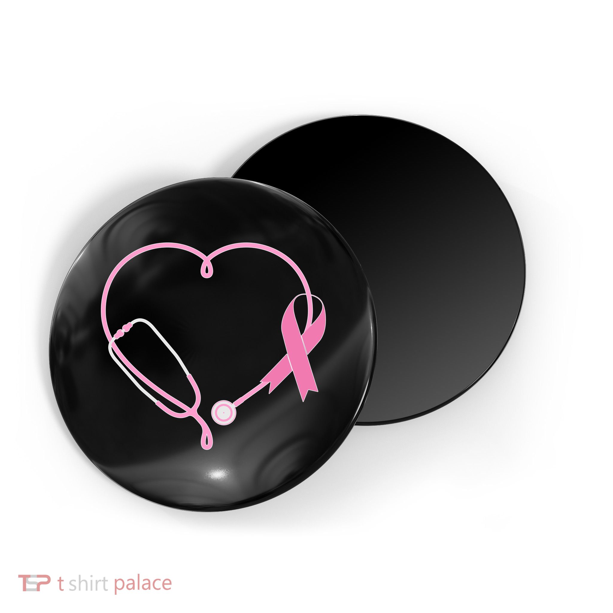 Breast Cancer Awareness Doctor Nurse Stethoscope Magnet