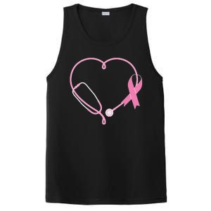 Breast Cancer Awareness Doctor Nurse Stethoscope PosiCharge Competitor Tank