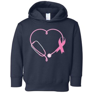 Breast Cancer Awareness Doctor Nurse Stethoscope Toddler Hoodie