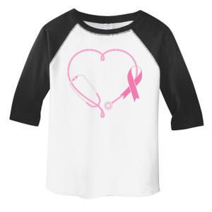 Breast Cancer Awareness Doctor Nurse Stethoscope Toddler Fine Jersey T-Shirt