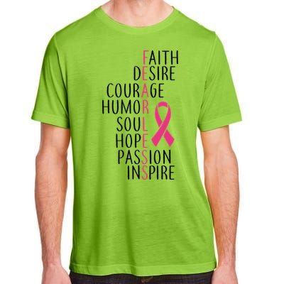 Breast Cancer Awareness Fearless Faith Adult ChromaSoft Performance T-Shirt