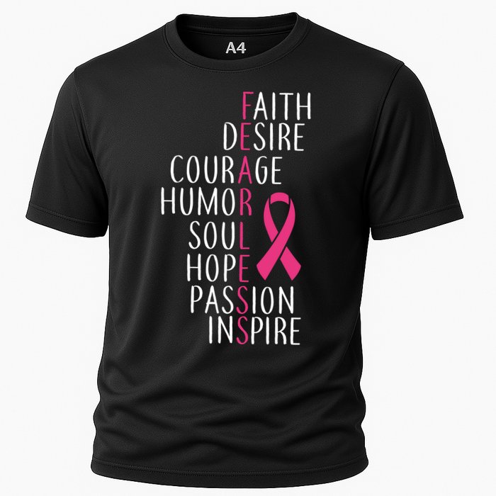 Breast Cancer Awareness Fearless Faith Performance Shirt