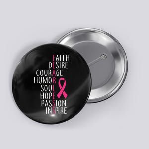 Breast Cancer Awareness Fearless Quote Button