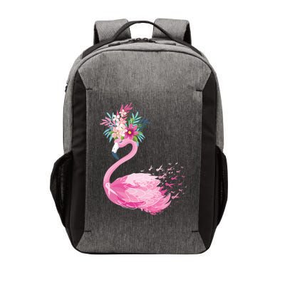 Breast Cancer Awareness Flamingo Floral Vector Backpack