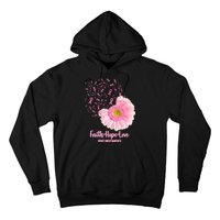 Breast Cancer Awareness Flowers Ribbons Hoodie