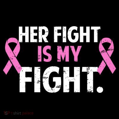Breast Cancer Awareness Her Fight Is My Fight T-Shirt