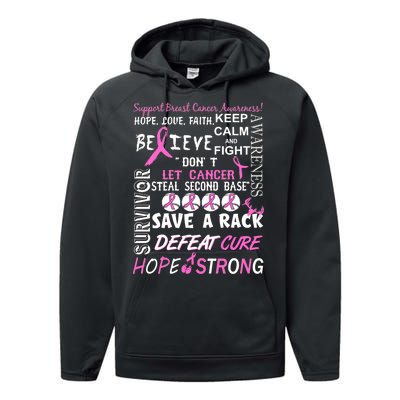 Breast Cancer Awareness Mash-Up Performance Fleece Hoodie