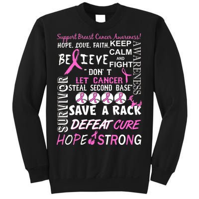 Breast Cancer Awareness Mash-Up Sweatshirt