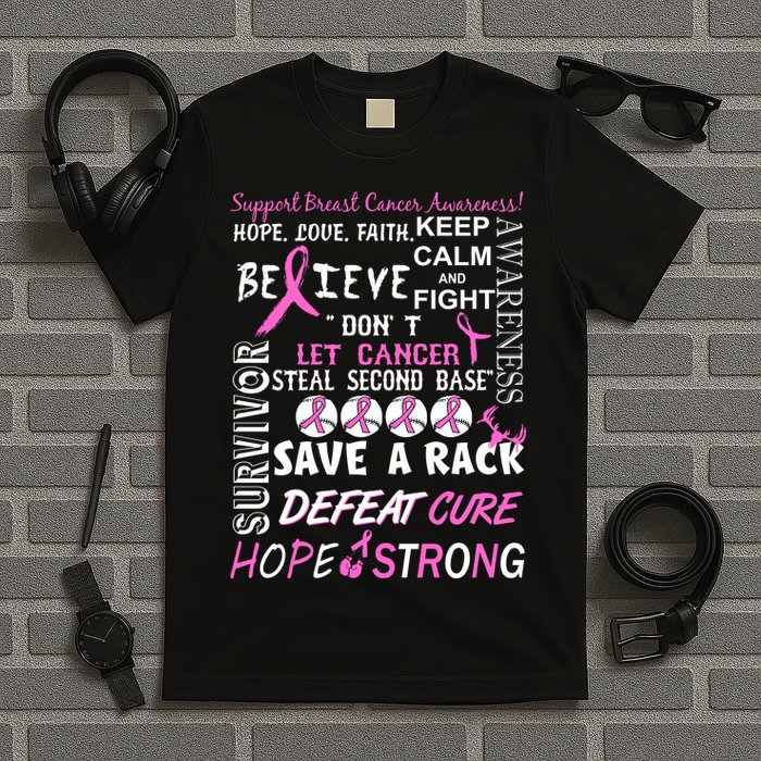 Breast Cancer Awareness Mash-Up T-Shirt