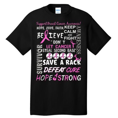 Breast Cancer Awareness Mash-Up Tall T-Shirt