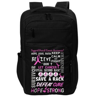 Breast Cancer Awareness Mash-Up Impact Tech Backpack