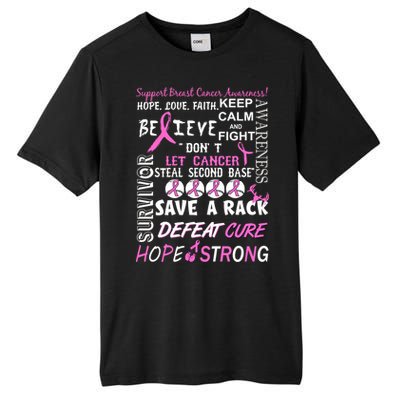 Breast Cancer Awareness Mash-Up Tall Fusion ChromaSoft Performance T-Shirt