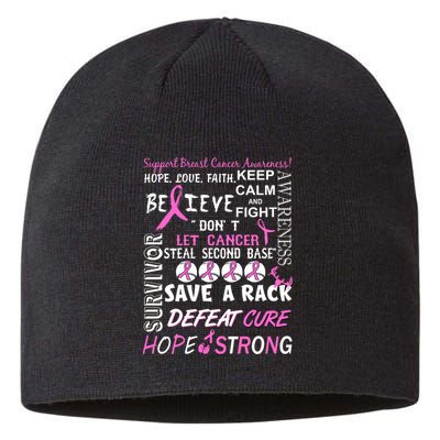 Breast Cancer Awareness Mash-Up Sustainable Beanie