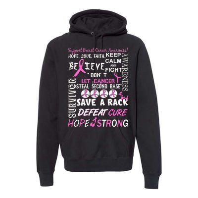 Breast Cancer Awareness Mash-Up Premium Hoodie