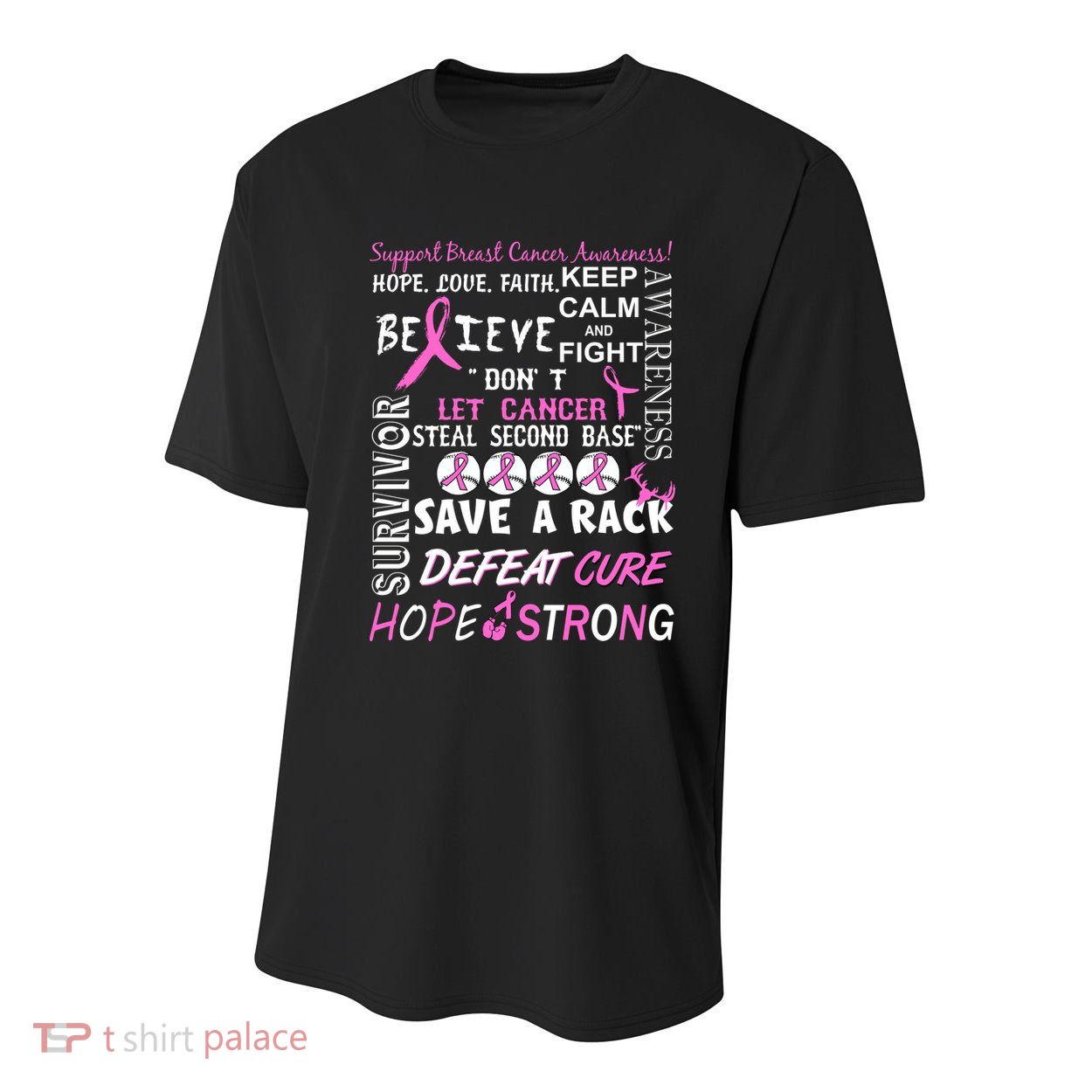 Breast Cancer Awareness Mash-Up Youth Performance Sprint T-Shirt