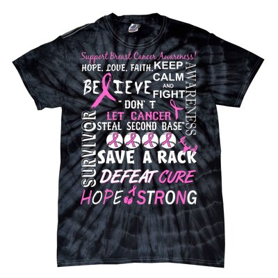 Breast Cancer Awareness Mash-Up Tie-Dye T-Shirt