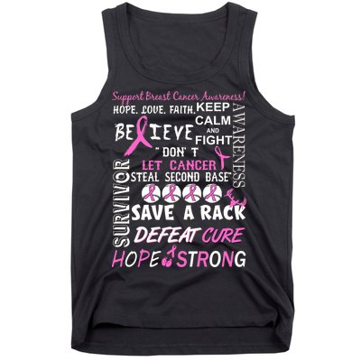 Breast Cancer Awareness Mash-Up Tank Top