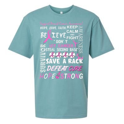 Breast Cancer Awareness Mash-Up Sueded Cloud Jersey T-Shirt