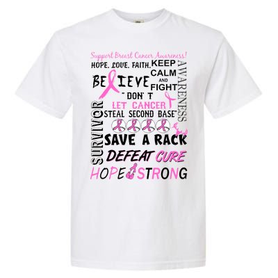 Breast Cancer Awareness Mash-Up Garment-Dyed Heavyweight T-Shirt