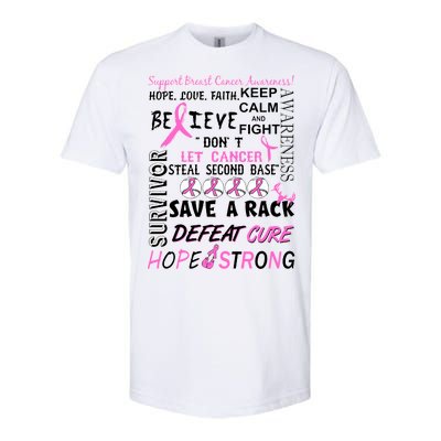 Breast Cancer Awareness Mash-Up Softstyle® CVC T-Shirt