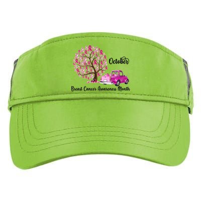 Breast Cancer Awareness Month October Roots Adult Drive Performance Visor