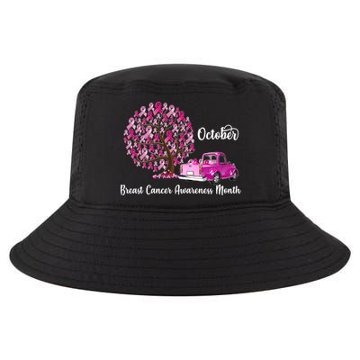 Breast Cancer Awareness Month October Roots Cool Comfort Performance Bucket Hat