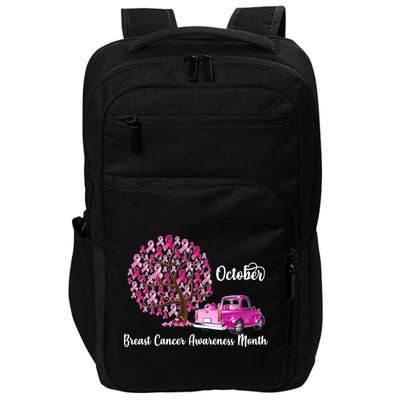Breast Cancer Awareness Month October Roots Impact Tech Backpack