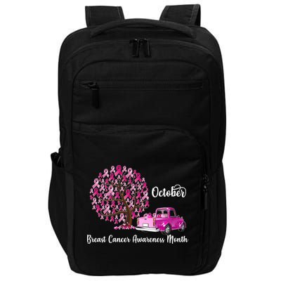 Breast Cancer Awareness Month October Roots Impact Tech Backpack