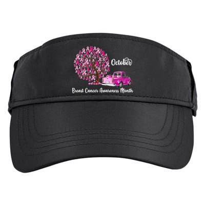 Breast Cancer Awareness Month October Roots Adult Drive Performance Visor