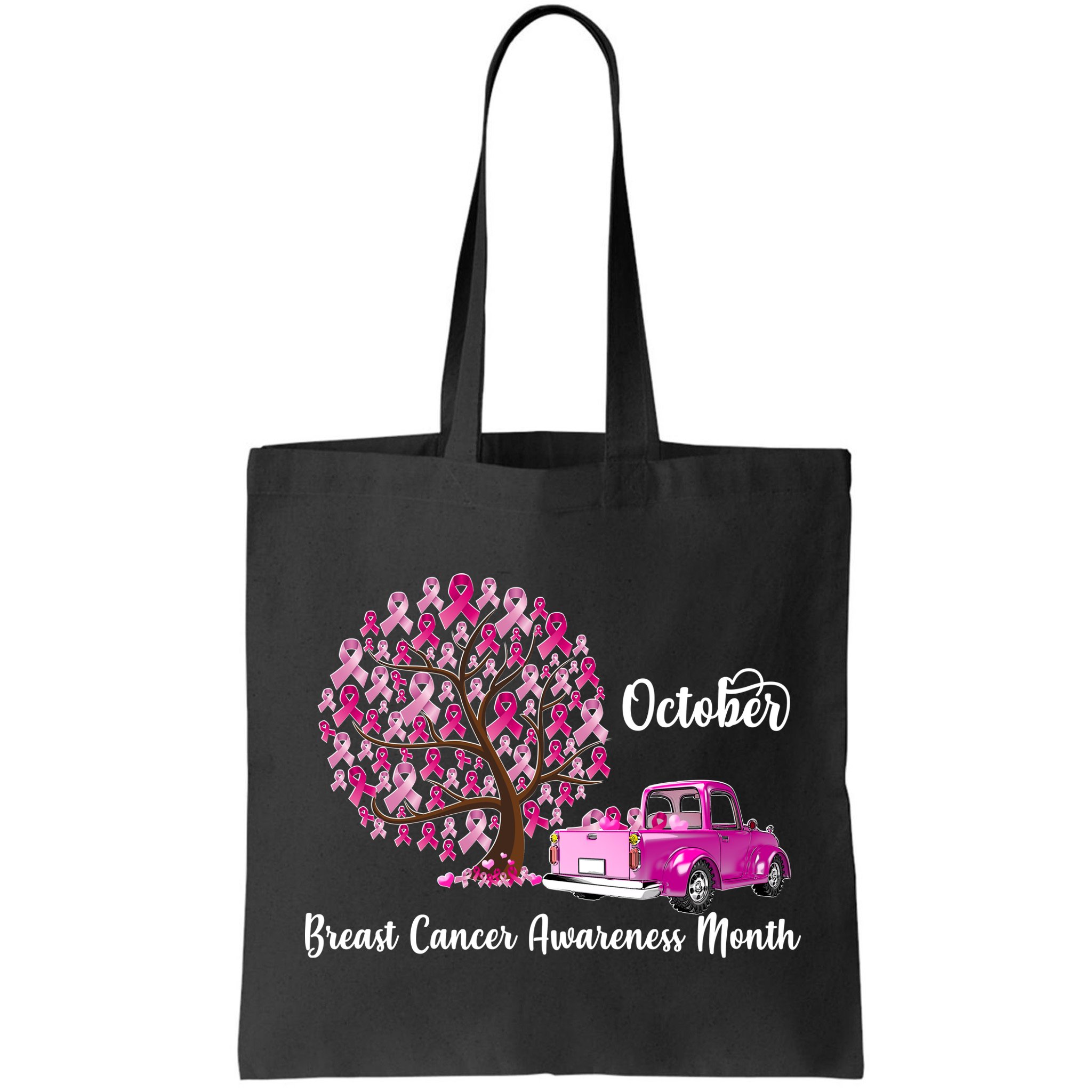 Breast Cancer Awareness Month October Roots Bag