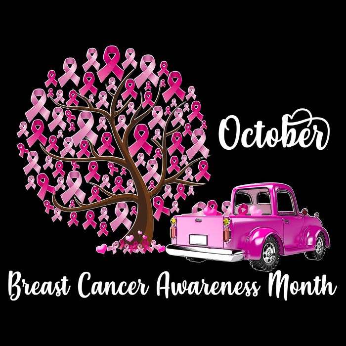 Breast Cancer Awareness Month October Roots Poster