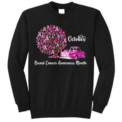 Breast Cancer Awareness Month October Roots Tall Sweatshirt