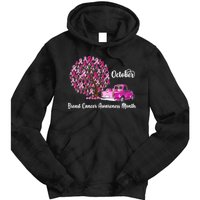 Breast Cancer Awareness Month October Roots Tie Dye Hoodie