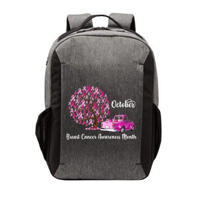 Breast Cancer Awareness Month October Roots Vector Backpack