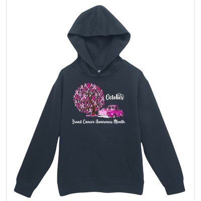 Breast Cancer Awareness Month October Roots Urban Pullover Hoodie