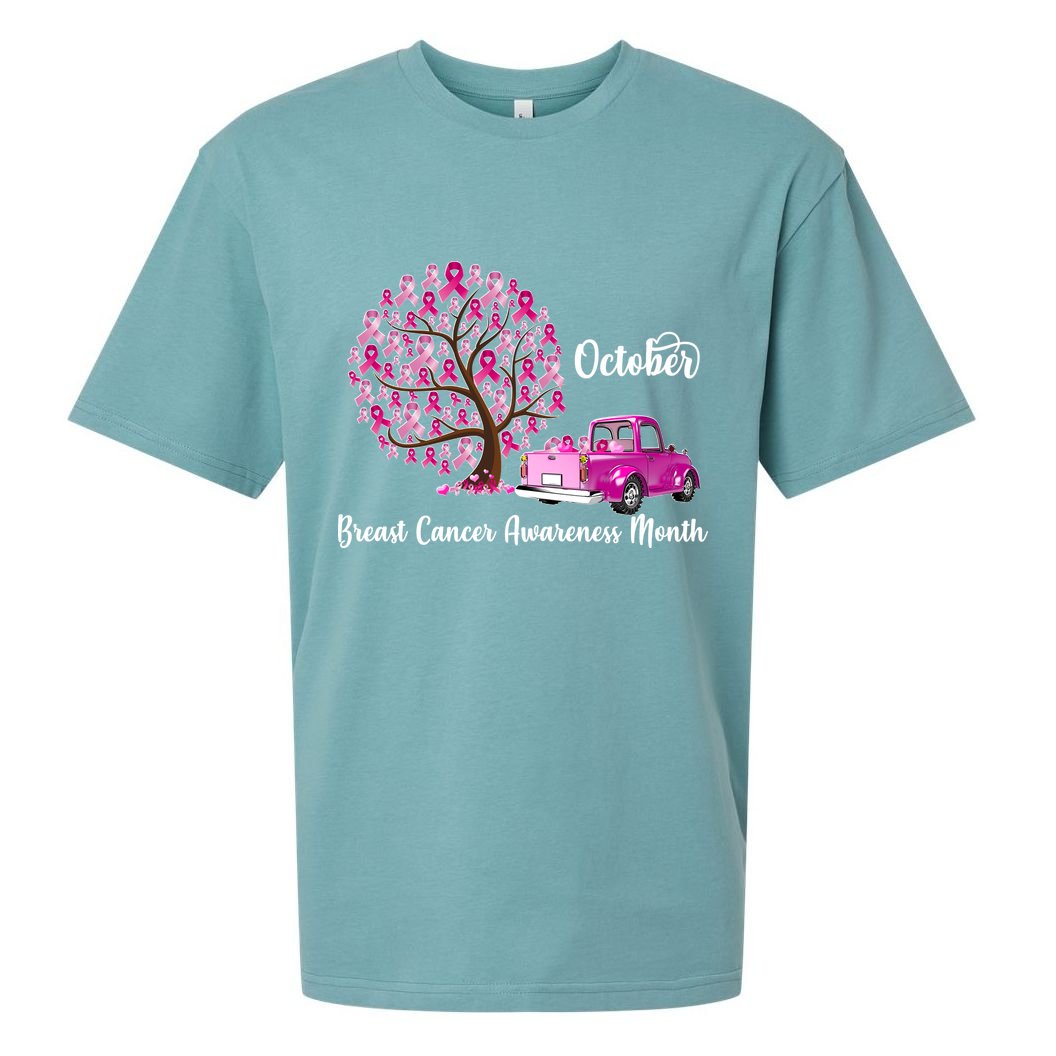 Breast Cancer Awareness Month October Roots Sueded Cloud Jersey T-Shirt