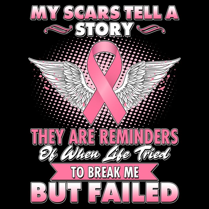 Breast Cancer Awareness My Scars Tell A Story Doggie Tank