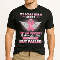 Breast Cancer Awareness My Scars Tell A Story Cooling Performance Crew T-Shirt