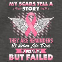 Breast Cancer Awareness My Scars Tell A Story Vector Backpack